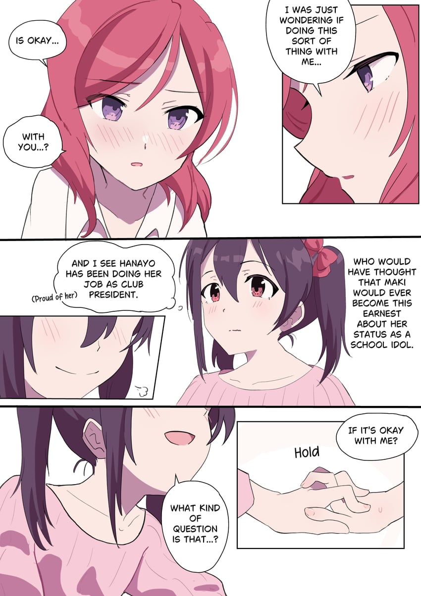 nishikino maki and yazawa nico (love live! and 1 more) drawn by kazzu120