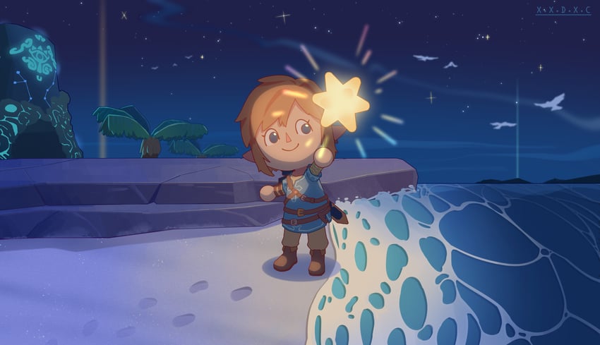 link (the legend of zelda and 1 more) drawn by x.x.d.x.c
