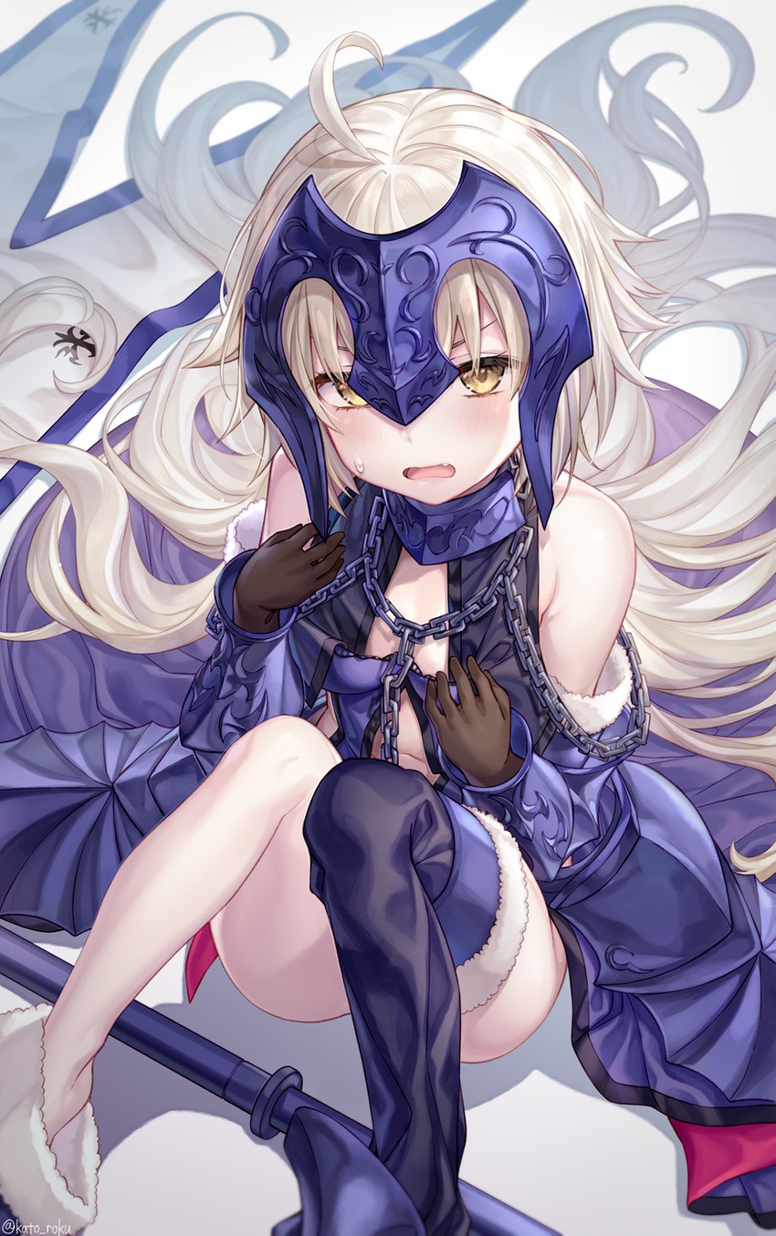 jeanne d'arc alter (fate and 1 more) drawn by katoroku
