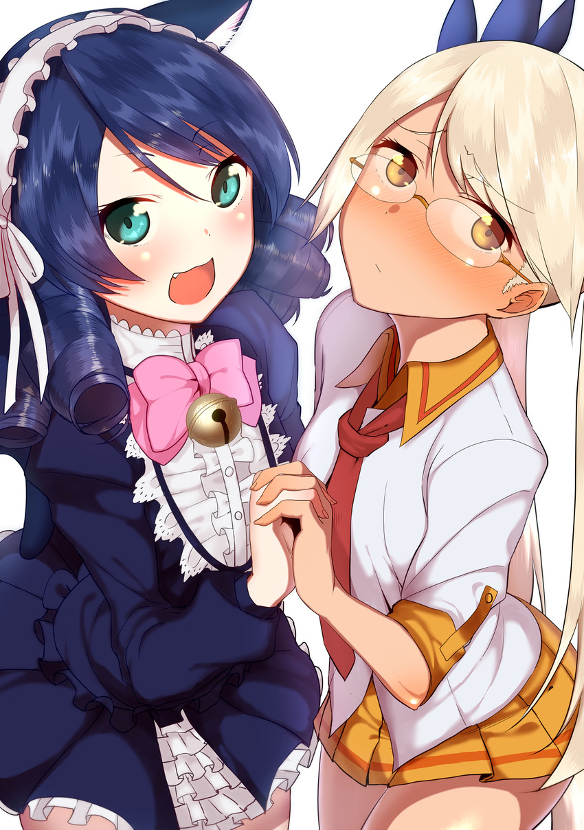 cyan and retoree (show by rock!!) drawn by amano_don