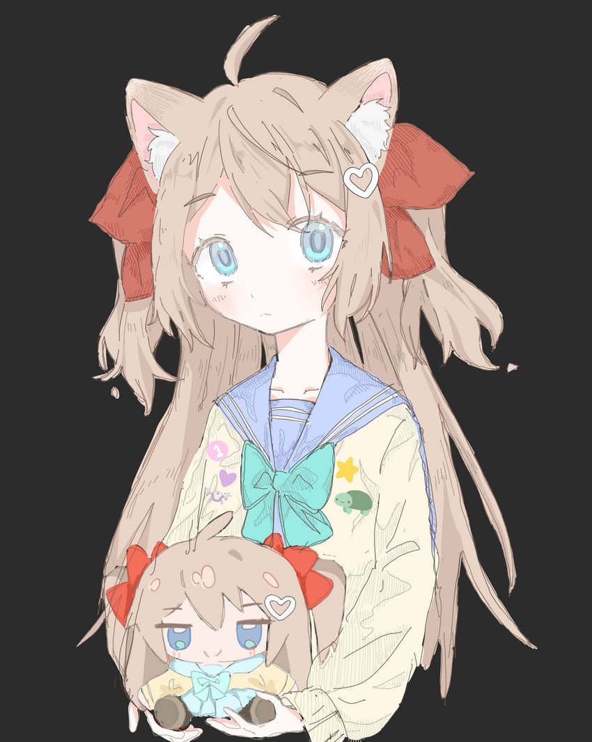 neuro-sama (vedal ai and 1 more) drawn by user_vhxu7833