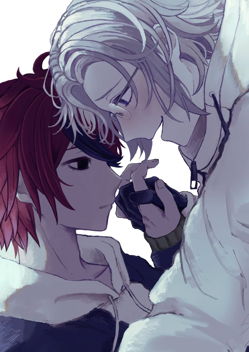 aotsuki eito and sumino takumi (the hundred line -last defense academy-) drawn by 0u_su_1001