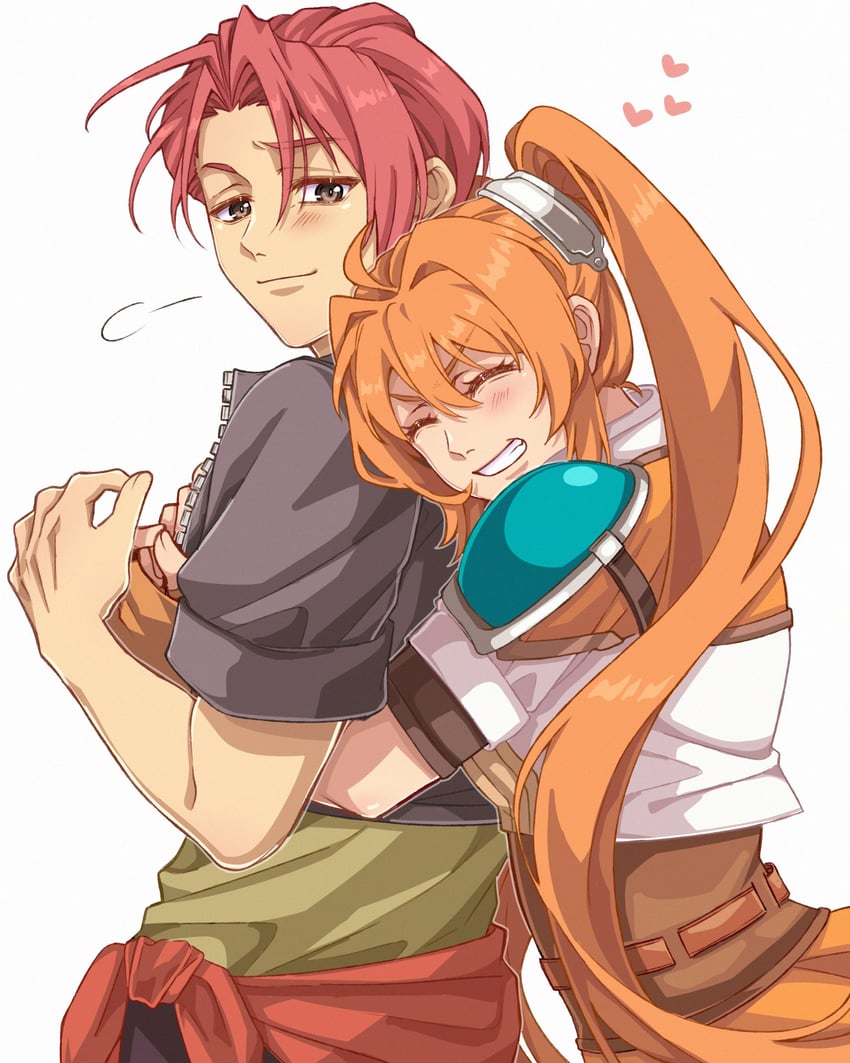 estelle bright and rais (eiyuu densetsu and 1 more) drawn by yuzukiyo