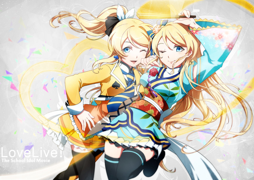 ayase eli (love live! and 2 more) drawn by kz-kura