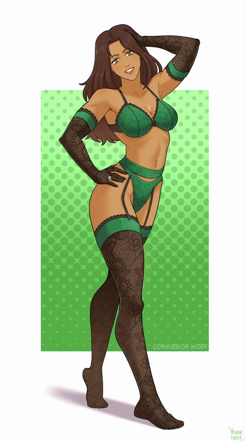 jessica cruz (dc comics and 1 more) drawn by yellow_nicky