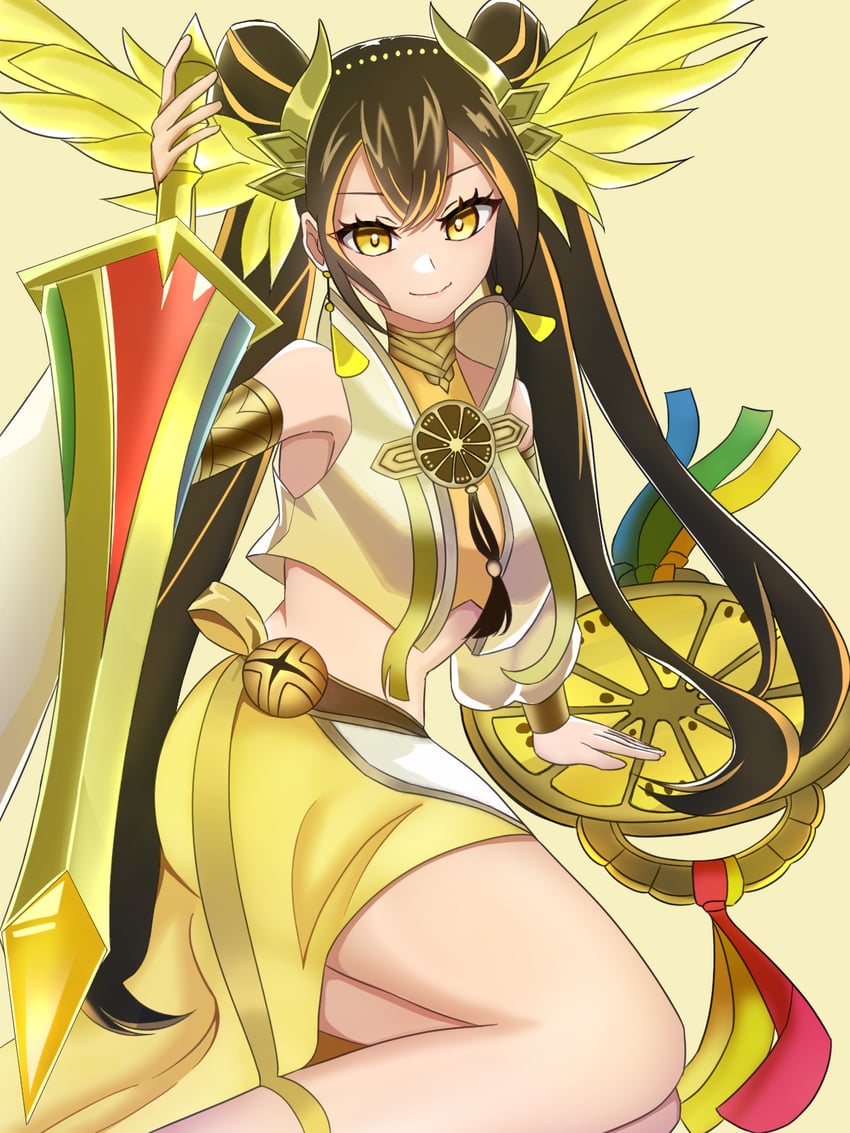 ohime the manifested mikanko (yu-gi-oh!) drawn by norakuma
