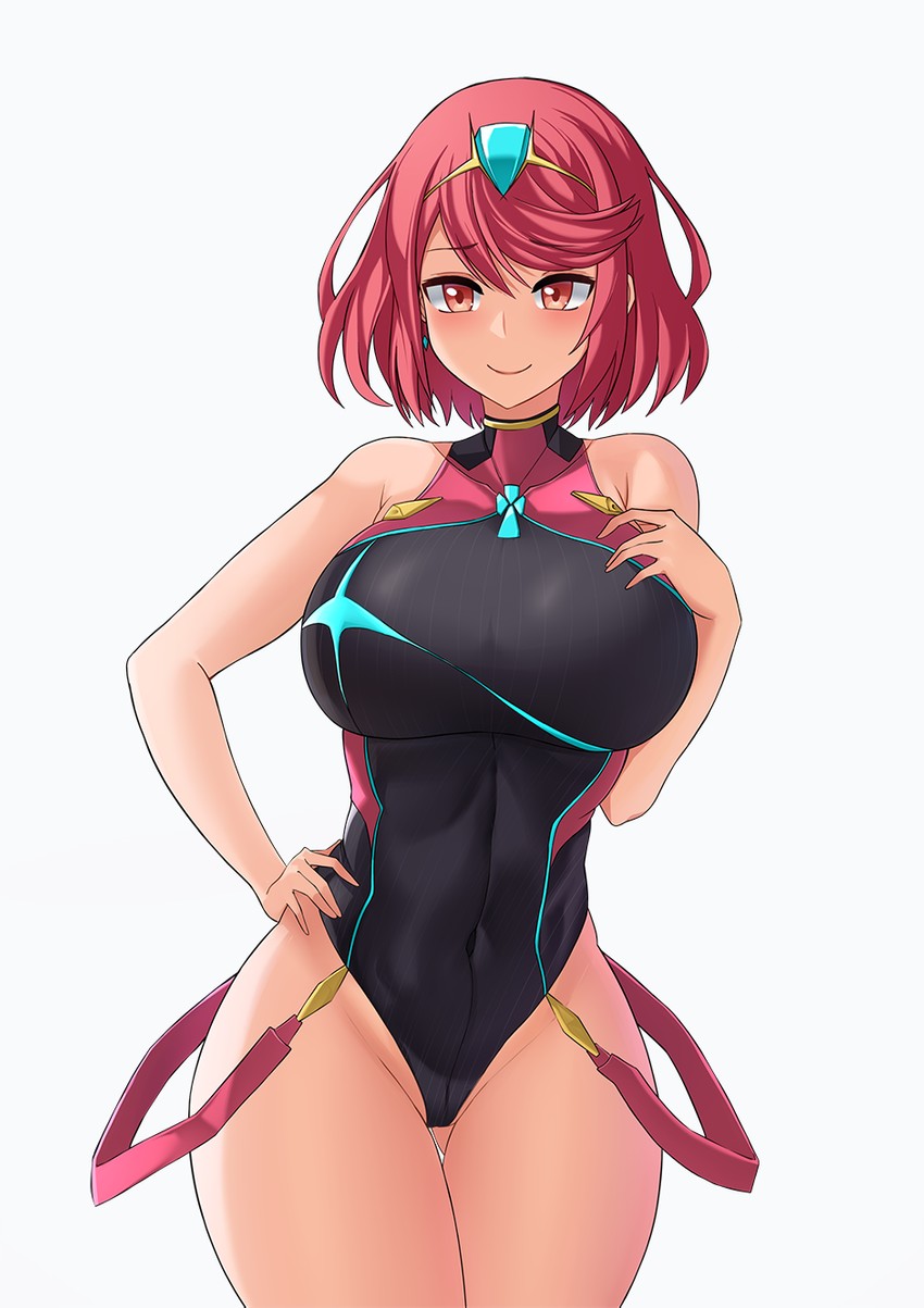 pyra (xenoblade chronicles and 1 more) drawn by azuran0