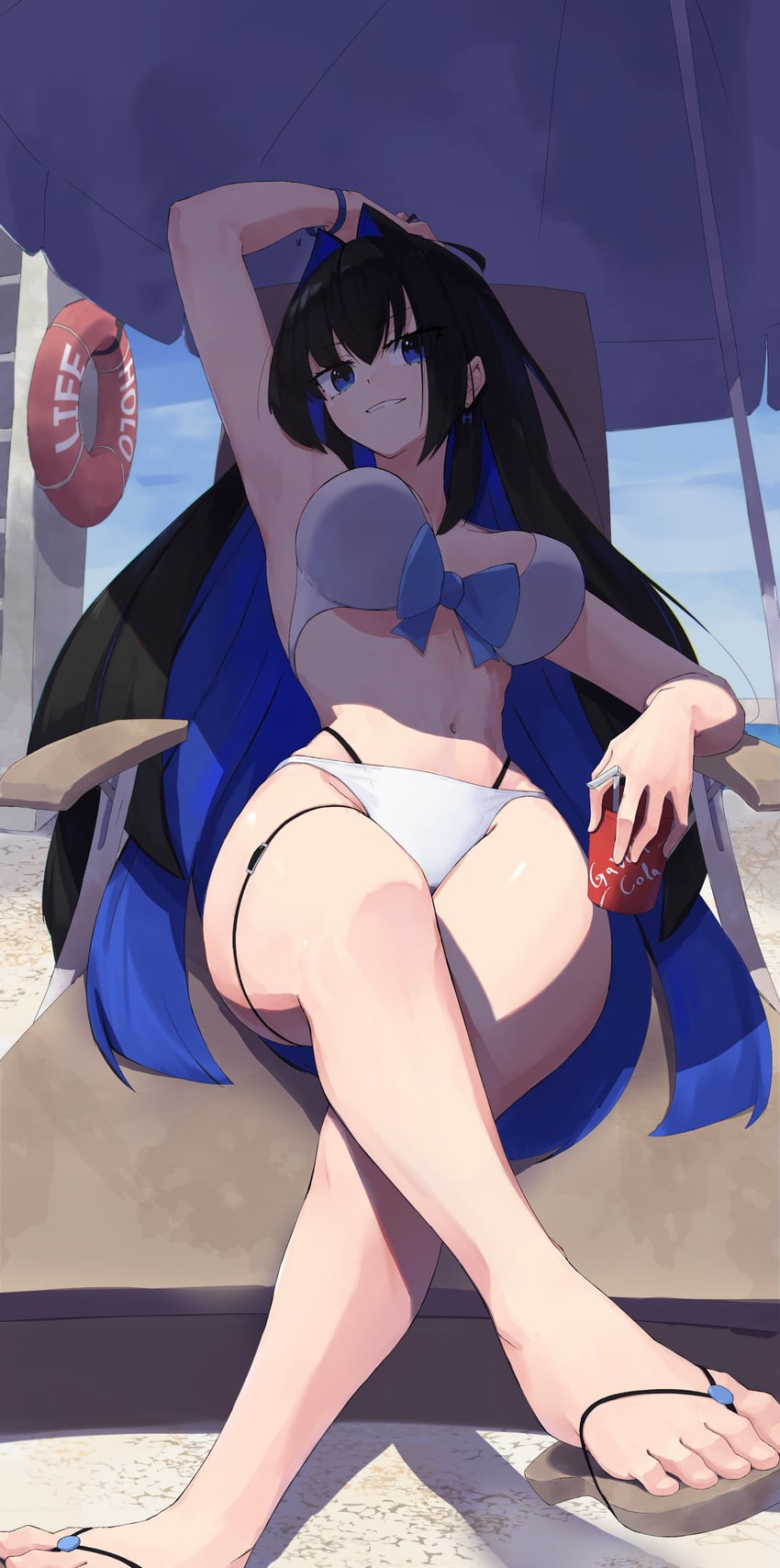 ouro kronii (hololive and 1 more) drawn by tsukinaga