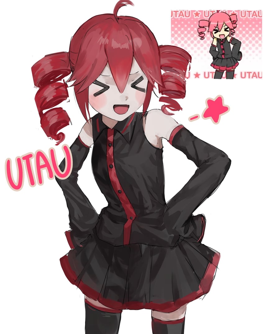 kasane teto (utau and 1 more) drawn by samku_1102