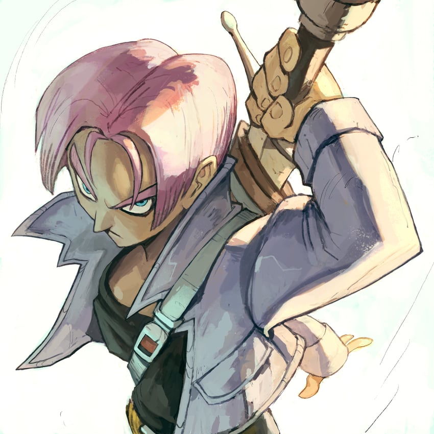trunks (dragon ball and 1 more) drawn by garrett_hanna
