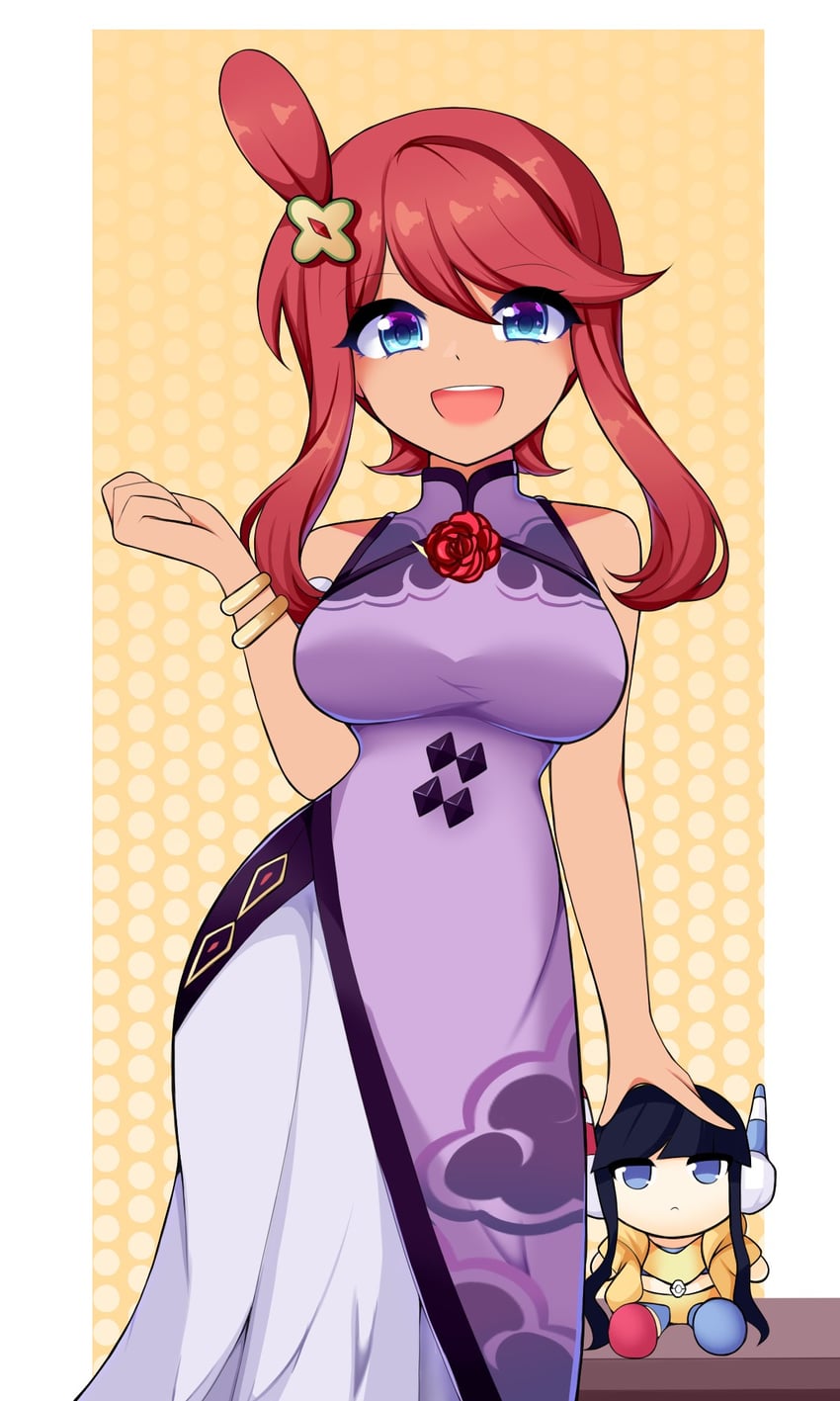 elesa and skyla (pokemon and 2 more) drawn by linefee23