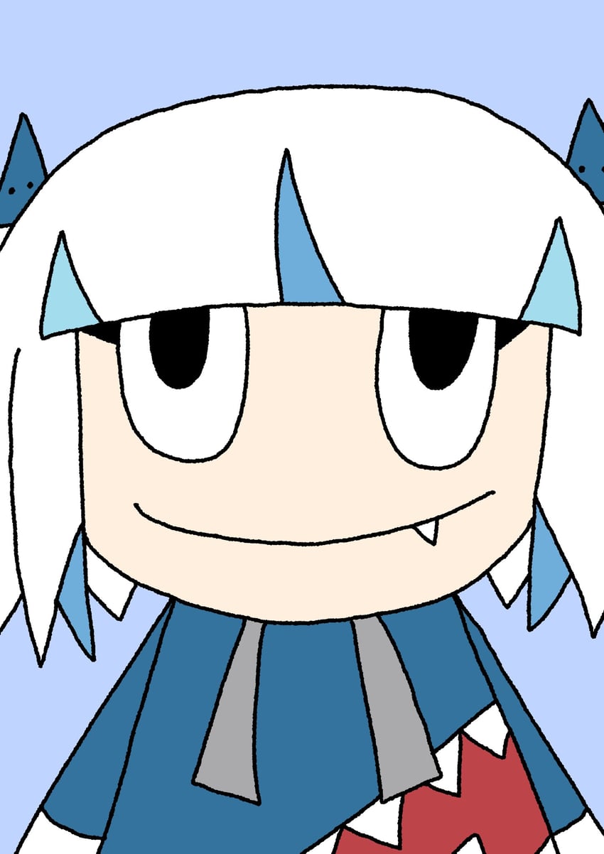 gawr gura (hololive and 1 more) drawn by noinimble