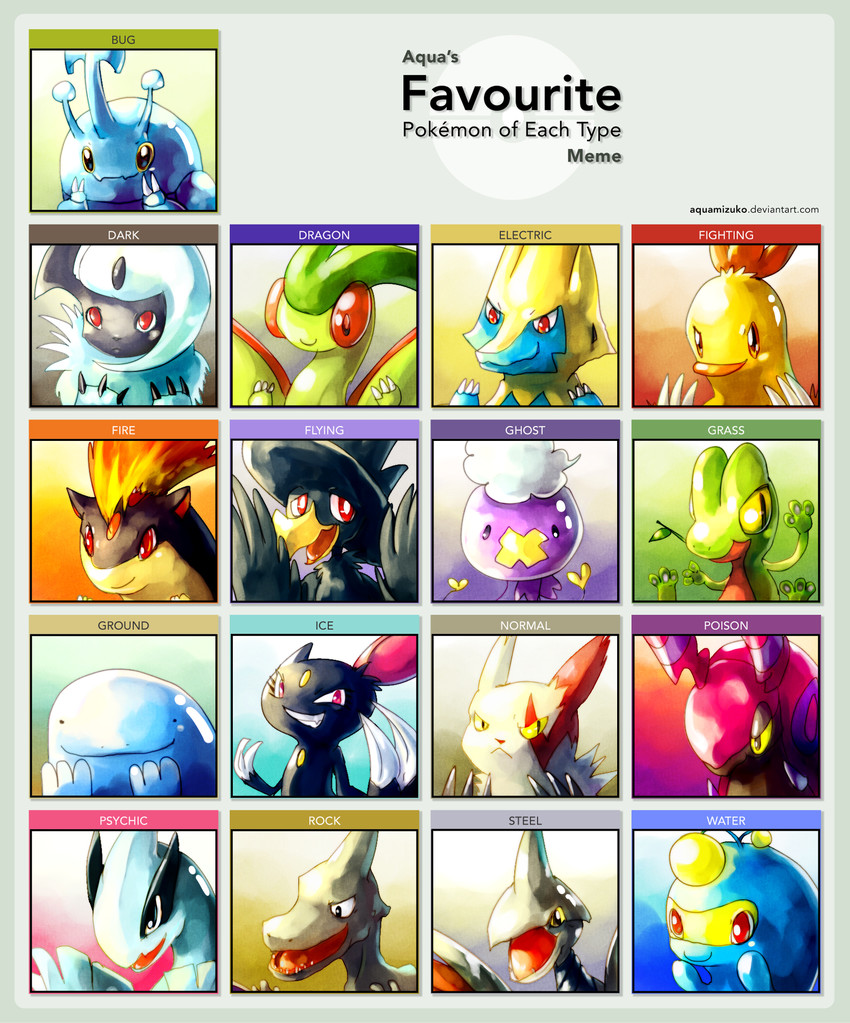 absol, flygon, drifloon, lugia, treecko, and 12 more (original and 1 more) drawn by sa-dui