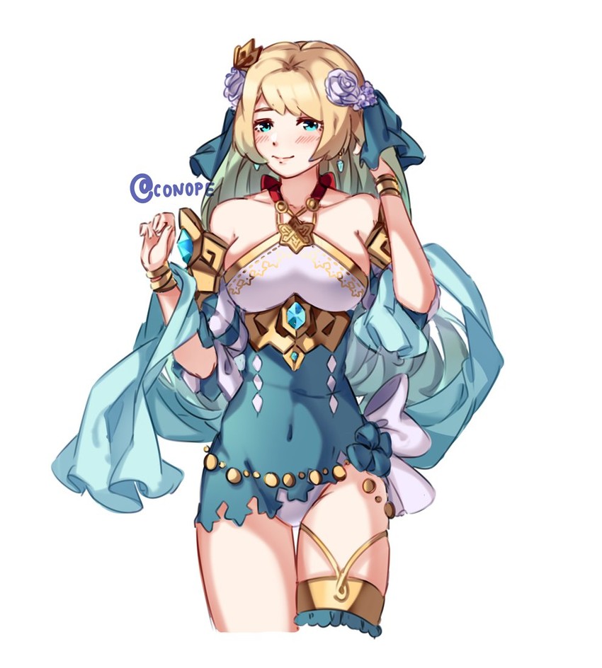 fjorm (fire emblem and 1 more) drawn by conope