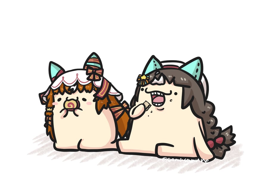 hokko tarumae and still in love (umamusume) drawn by goma_(gomasamune)