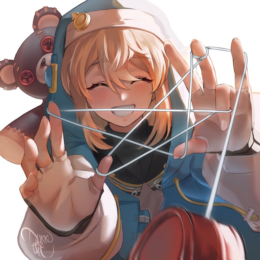 bridget and roger (guilty gear and 1 more) drawn by dukkoart