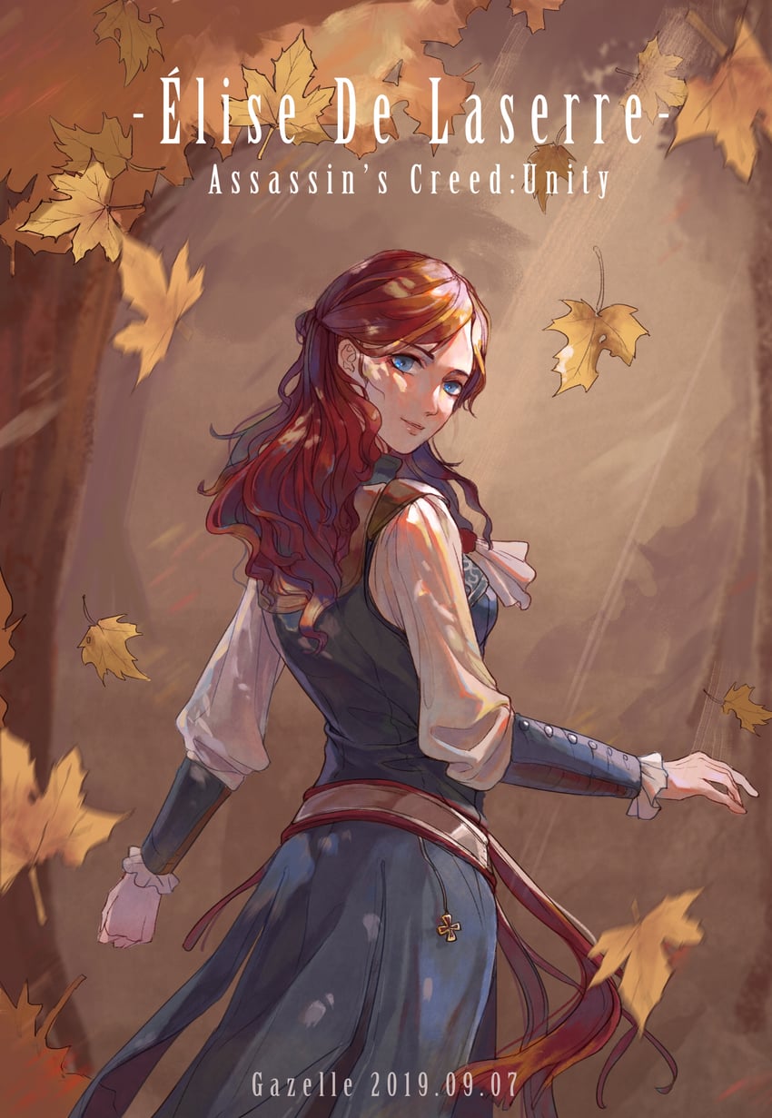 elise de la serre (assassin's creed and 1 more) drawn by shiling