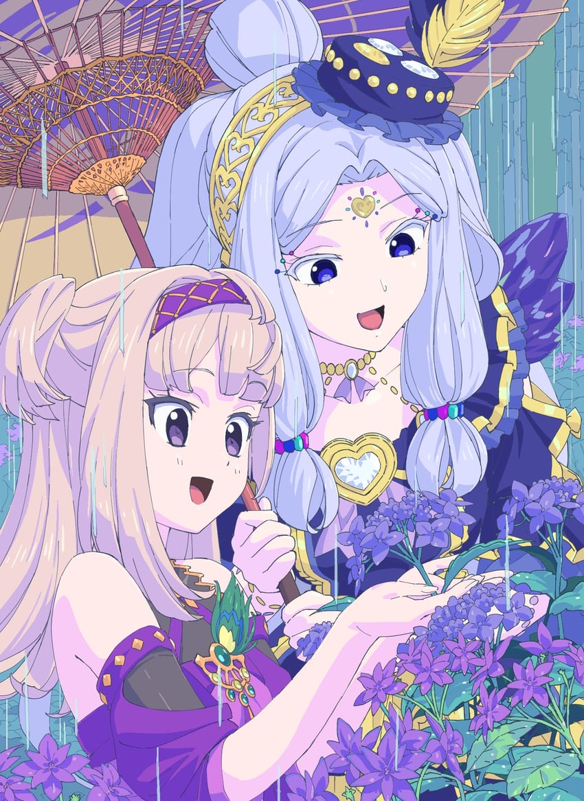 tsukikawa chili and janis (pretty series and 1 more) drawn by masunikuru