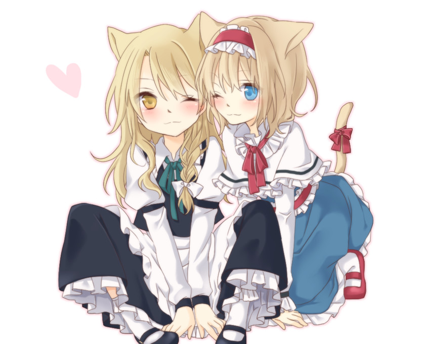kirisame marisa and alice margatroid (touhou) drawn by tsuno_no_hito