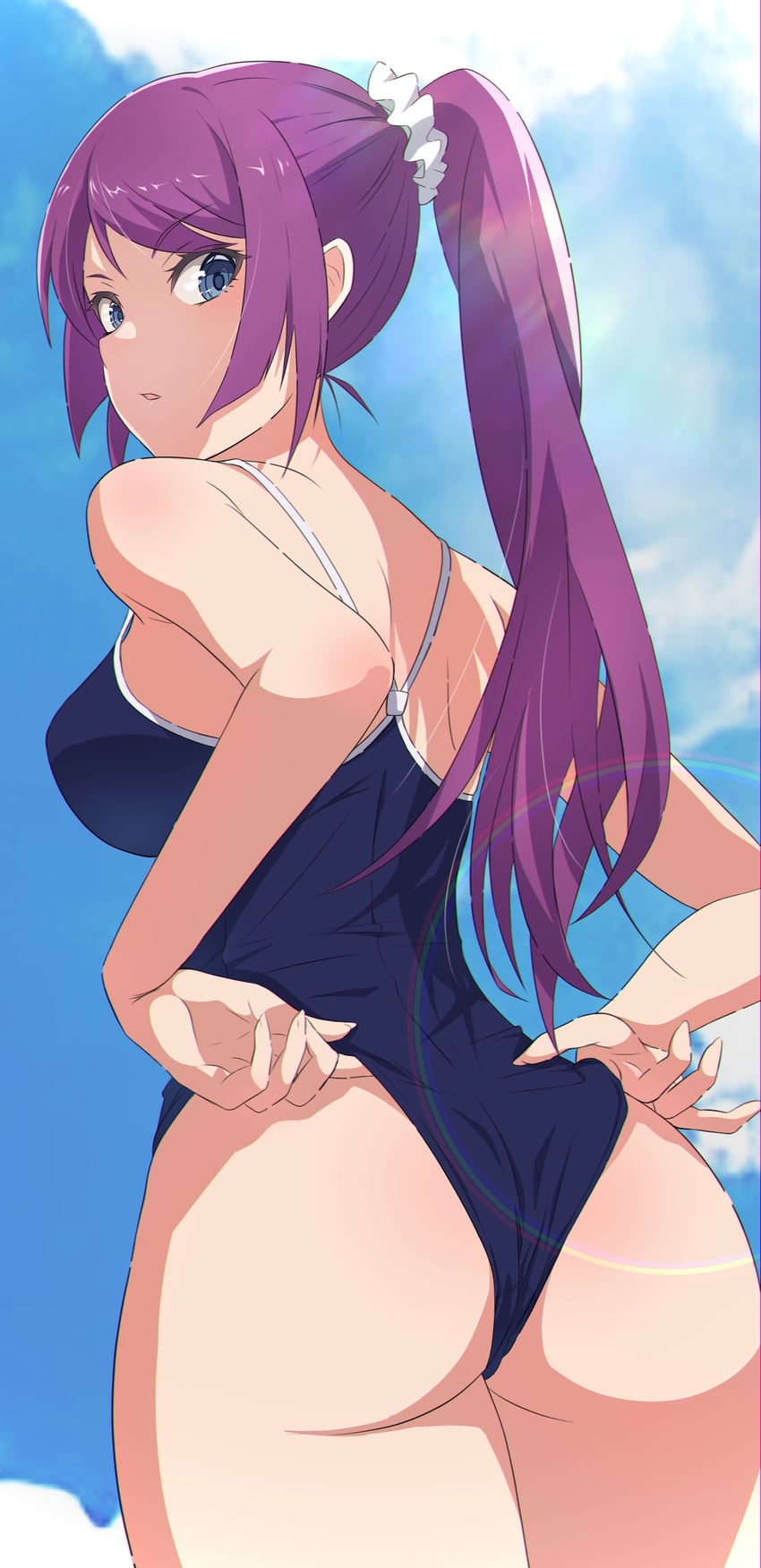 senjougahara hitagi (monogatari) drawn by na-suke