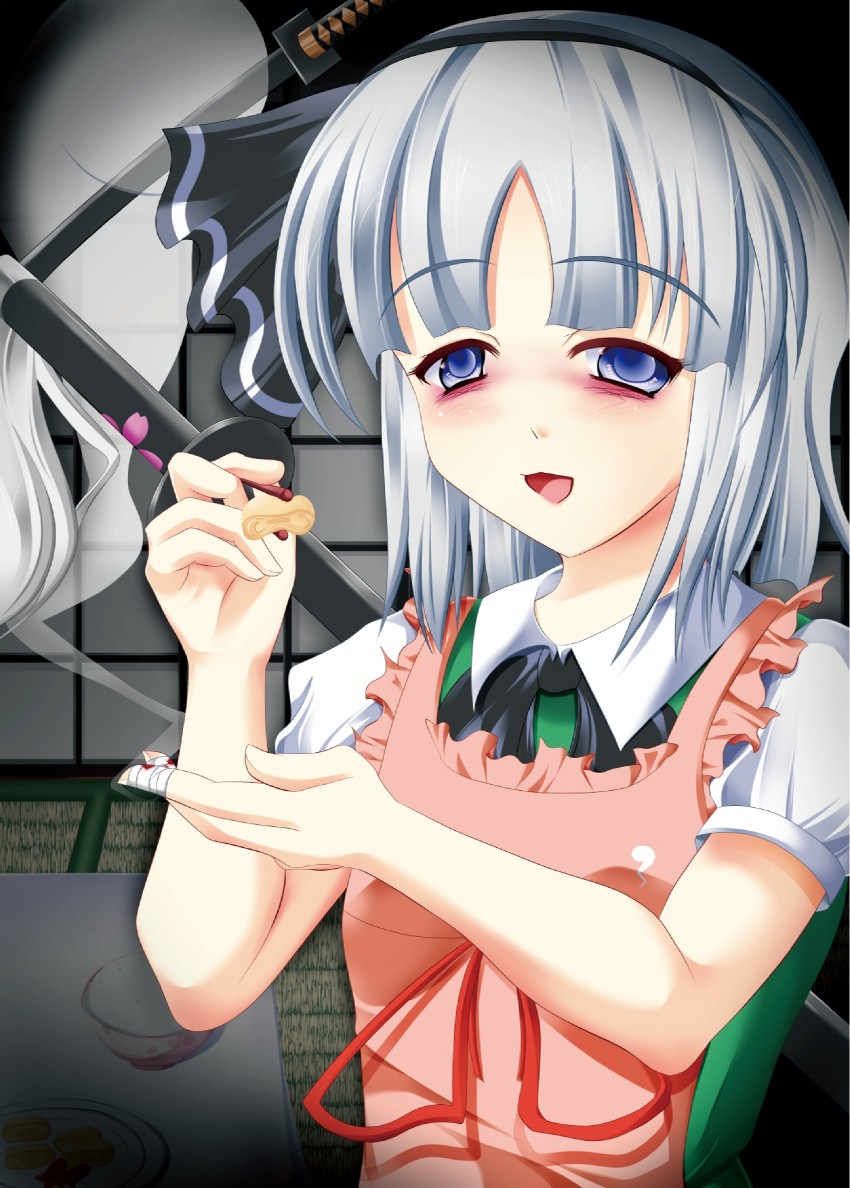 konpaku youmu (touhou) drawn by lilybell