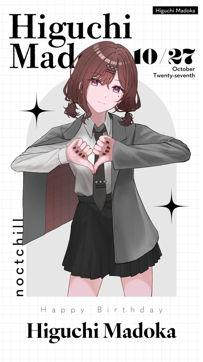 higuchi madoka (idolmaster and 1 more) drawn by to3ina