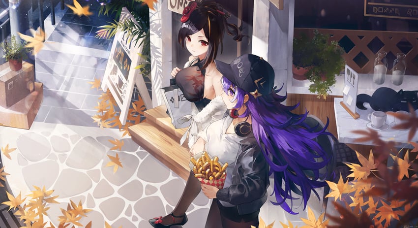 chiori and chevreuse (genshin impact) drawn by swkl:d
