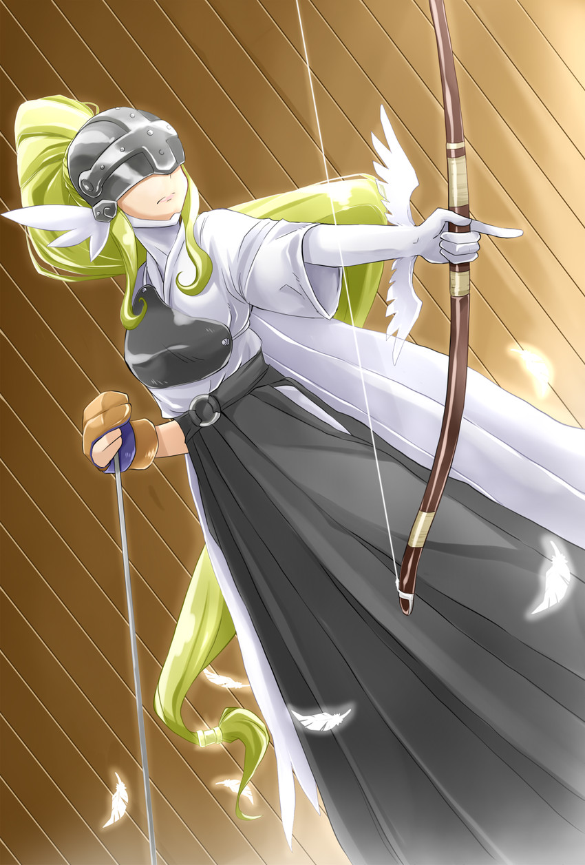angewomon (digimon and 1 more) drawn by chicago-x