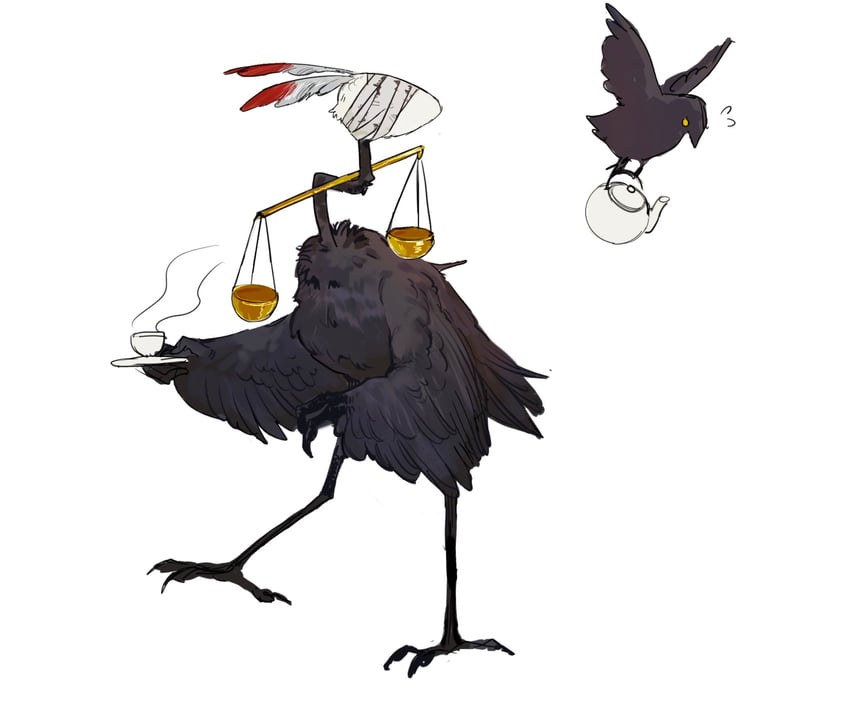 judgement bird and runaway bird (project moon and 1 more)