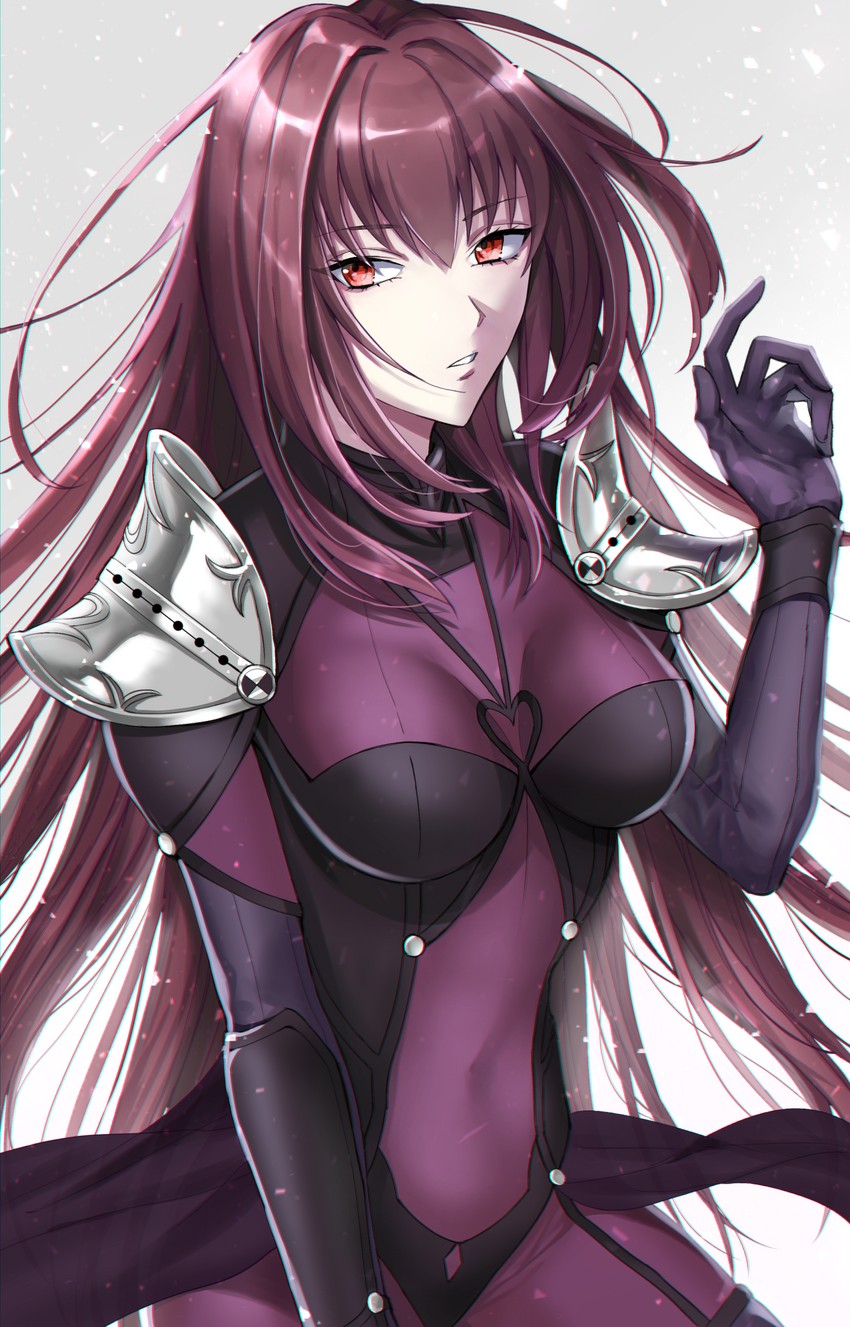 scathach (fate and 1 more) drawn by kazakami_73
