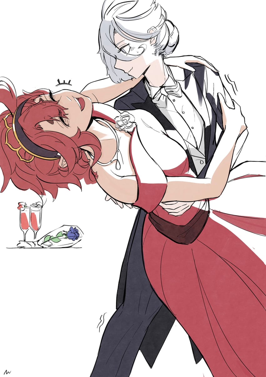 suletta mercury and miorine rembran (gundam and 1 more) drawn by mng_srmo