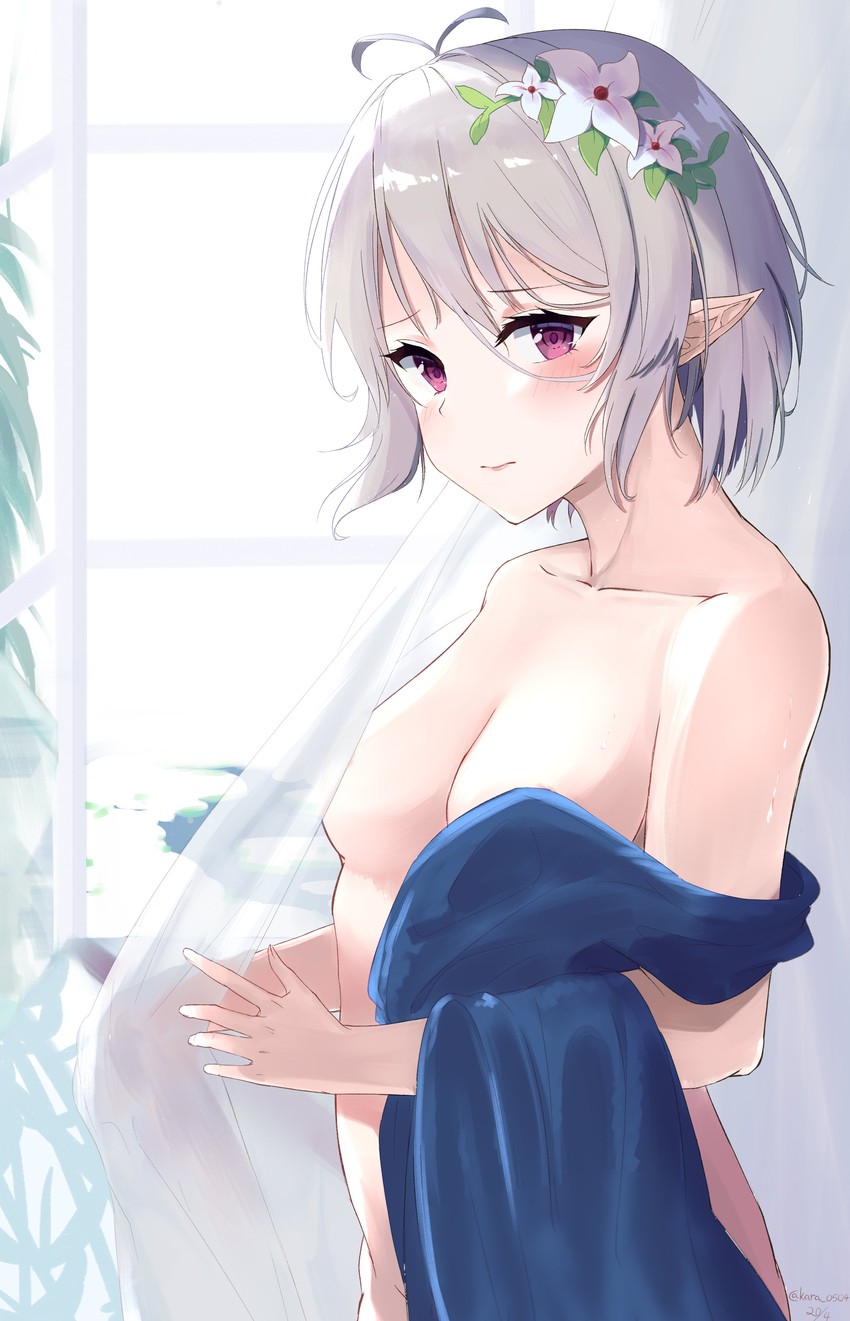 kokkoro (princess connect!) drawn by kara_(color1087)