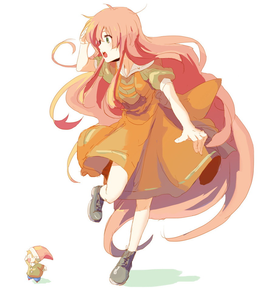 watashi and fairy (jinrui wa suitai shimashita) drawn by ajiko_ajio