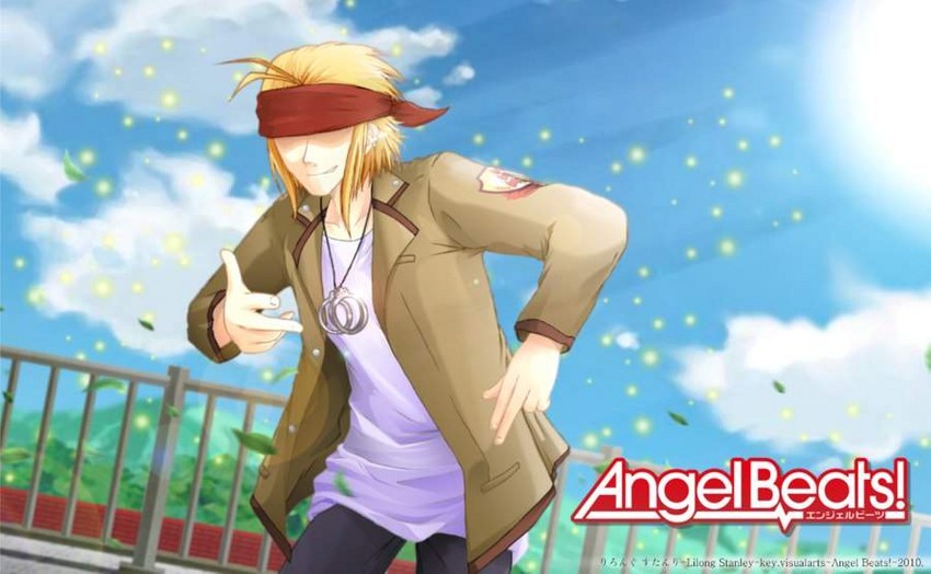 tk (angel beats! and 1 more) drawn by shabello