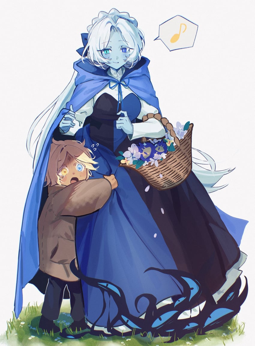 shadow milk cookie and pure vanilla cookie (cookie run and 1 more) drawn by shipduck13