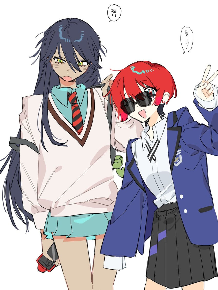 amate yuzuriha and nyaan (gundam and 1 more) drawn by m_manjyu
