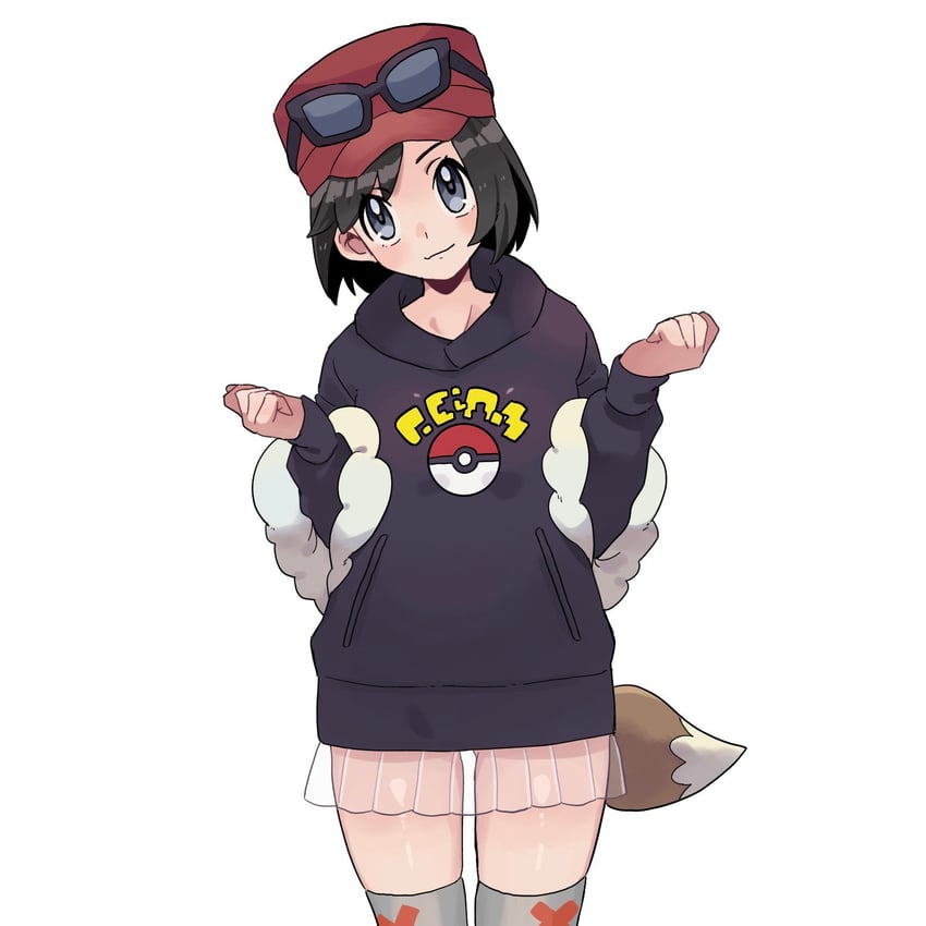 calem and penny (pokemon and 2 more) drawn by sana_(37pisana)