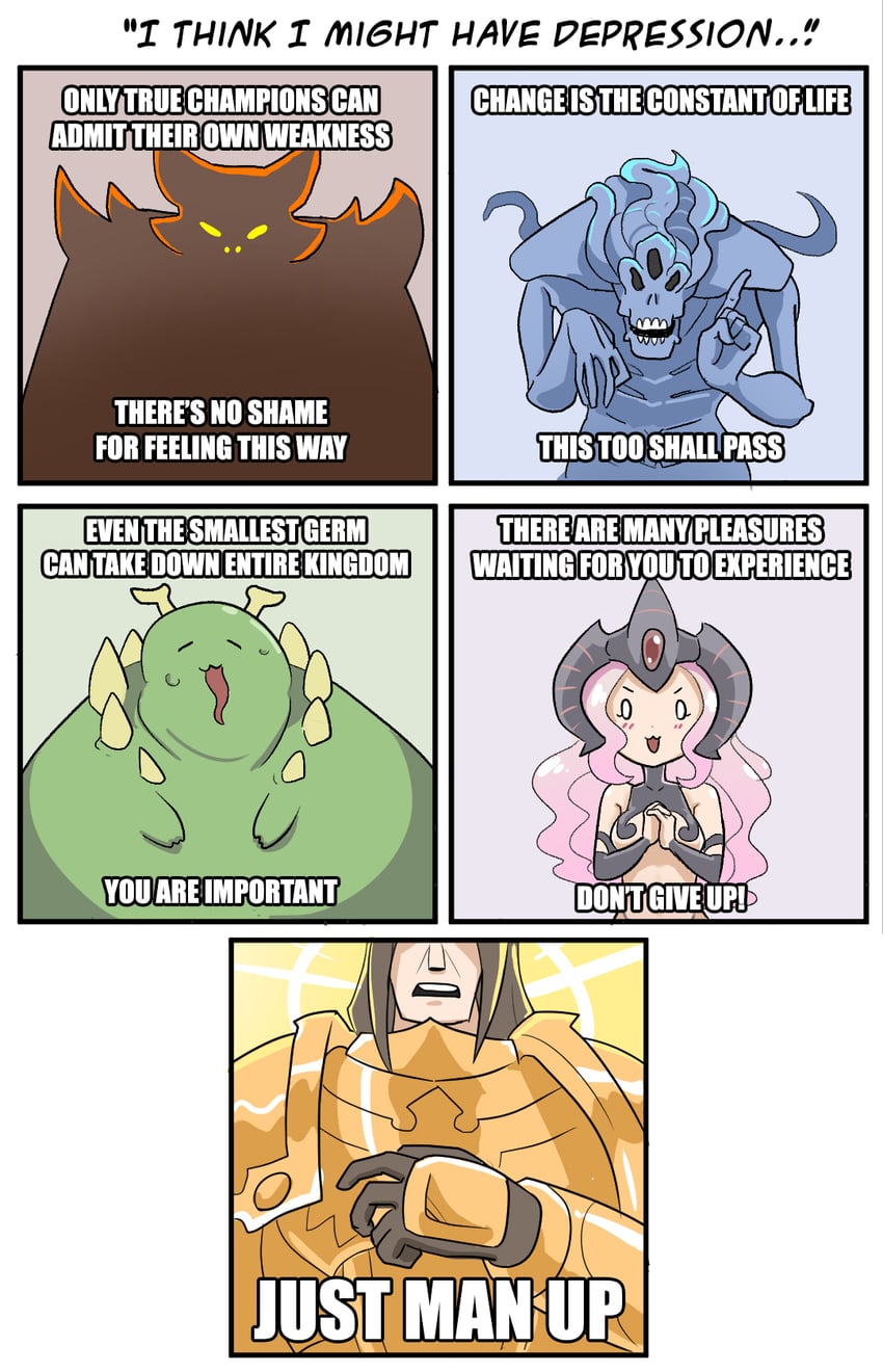 emperor of mankind, slaanesh, nurgle, khorne, and tzeentch (warhammer 40k) drawn by mick19988