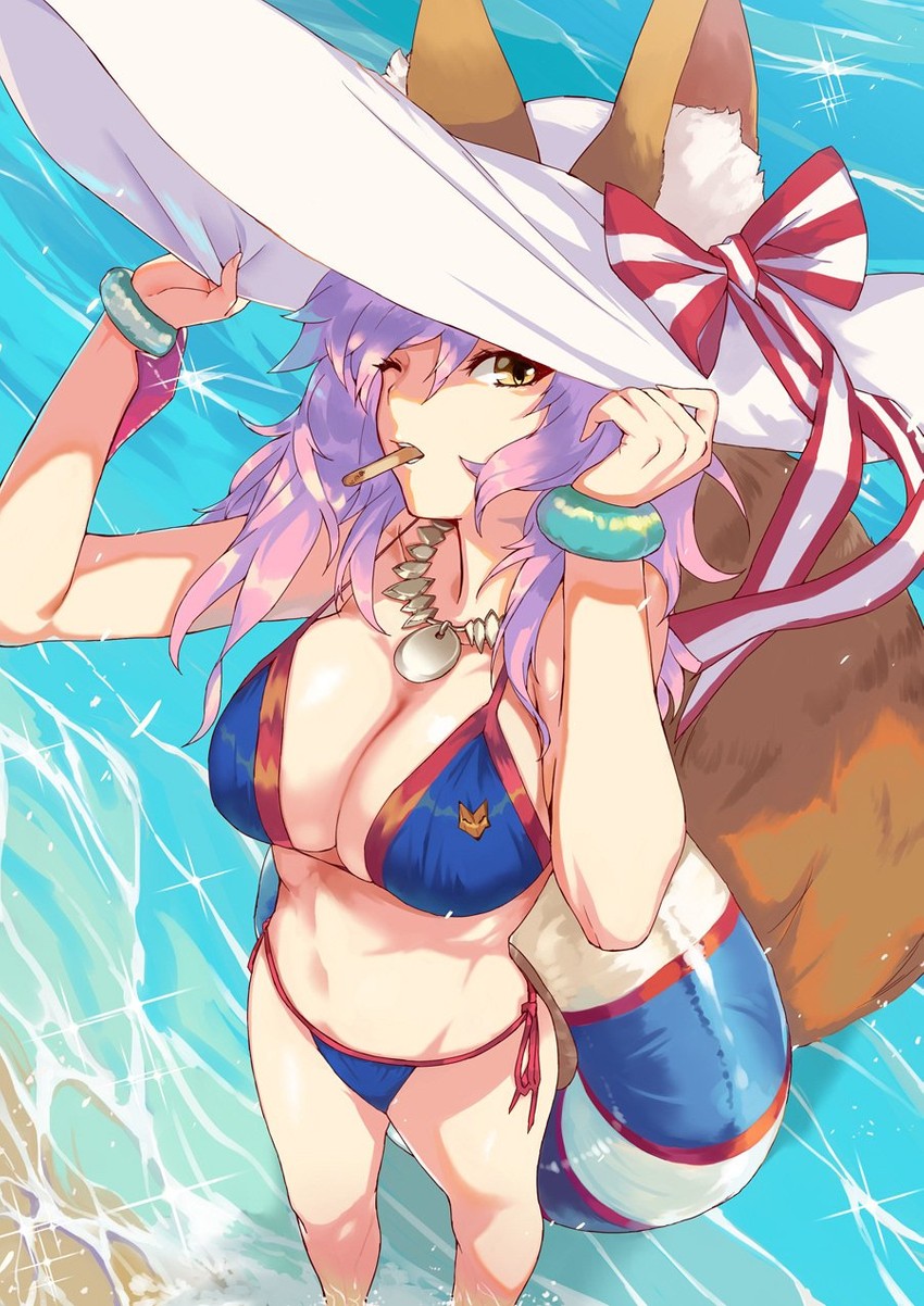 tamamo and tamamo no mae (fate and 2 more) drawn by ohland