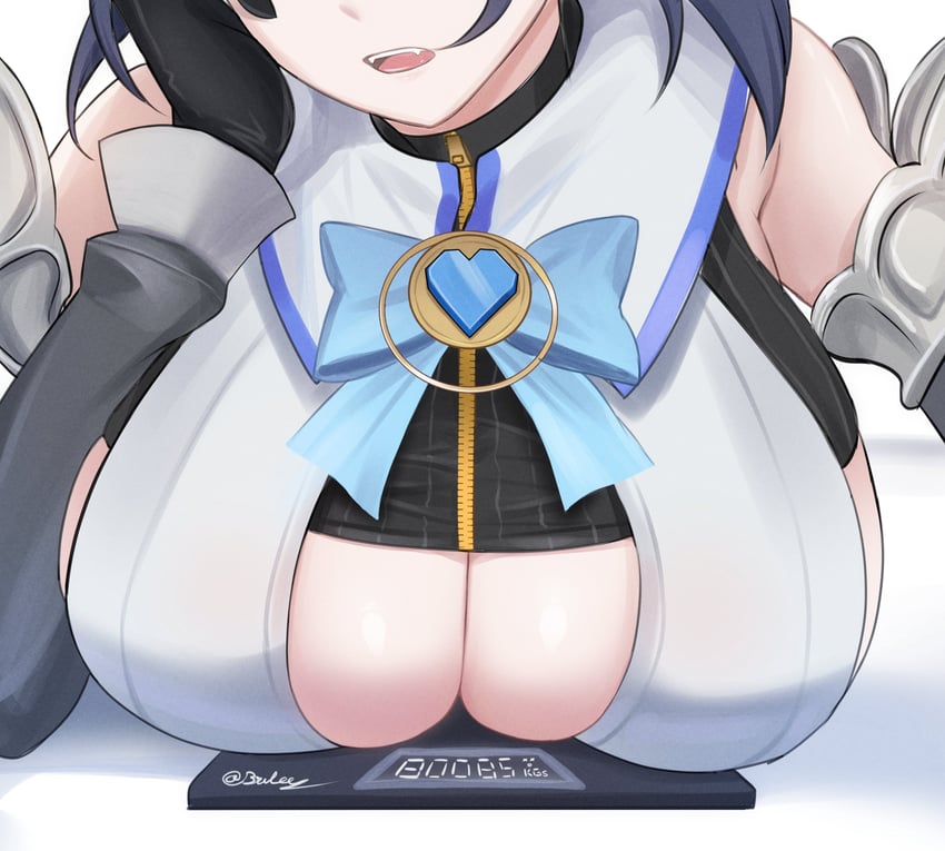 ouro kronii (hololive and 1 more) drawn by brulee