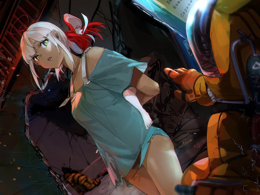 hakos baelz and tsukumo sana (hololive and 1 more) drawn by funi_mu9