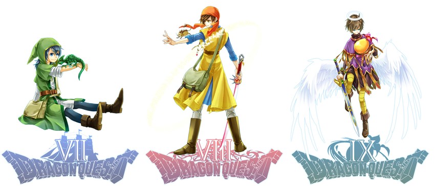 hero and munchie (dragon quest and 3 more) drawn by hinafuru