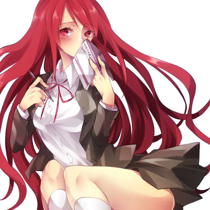 Anime girls with red hair