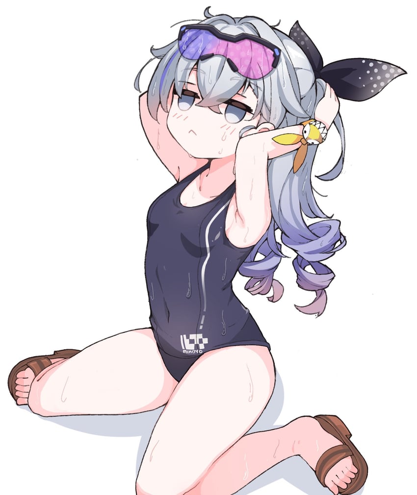 bronya zaychik and silver wolf (honkai and 2 more) drawn by xtacy