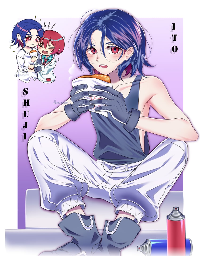 amate yuzuriha and shuji ito (gundam and 1 more) drawn by demusako