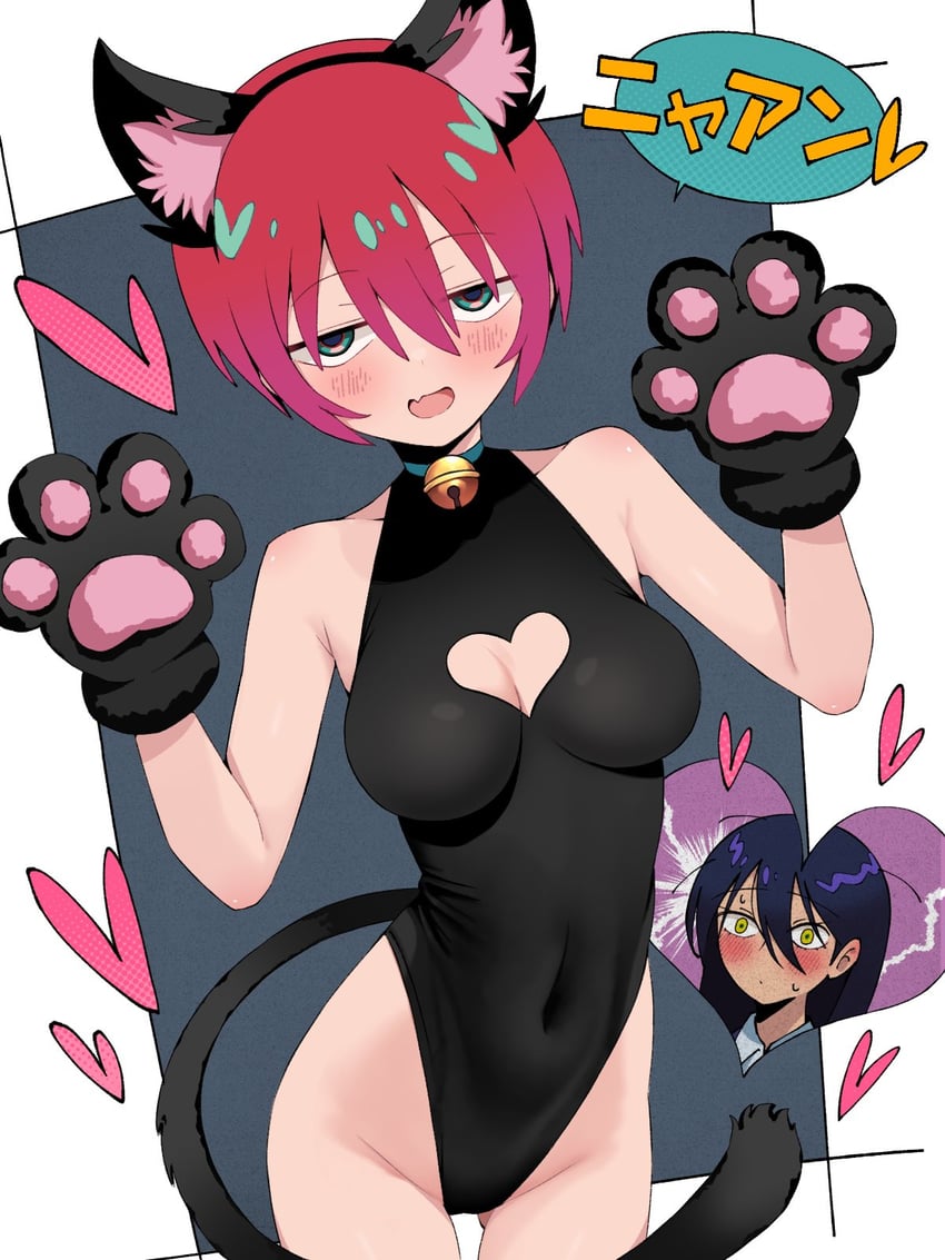 amate yuzuriha and nyaan (gundam and 1 more) drawn by sabi1234