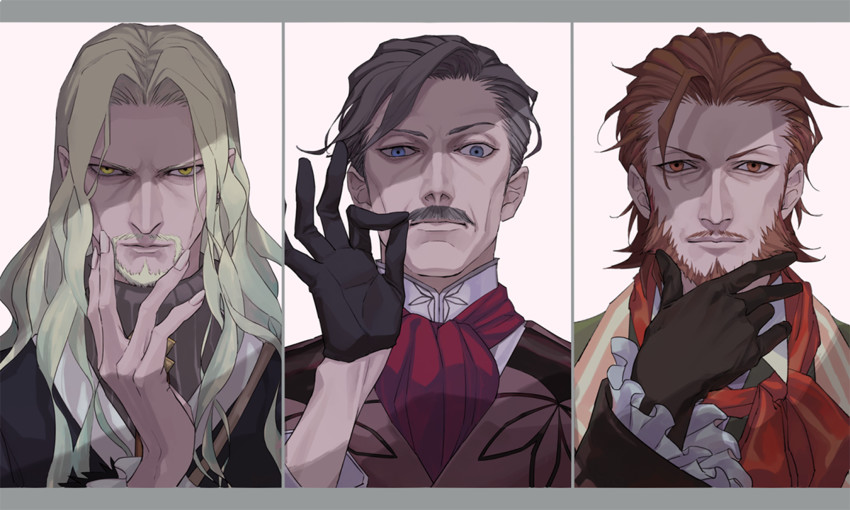 james moriarty, vlad iii, and william shakespeare (fate and 2 more) drawn by syci_colo