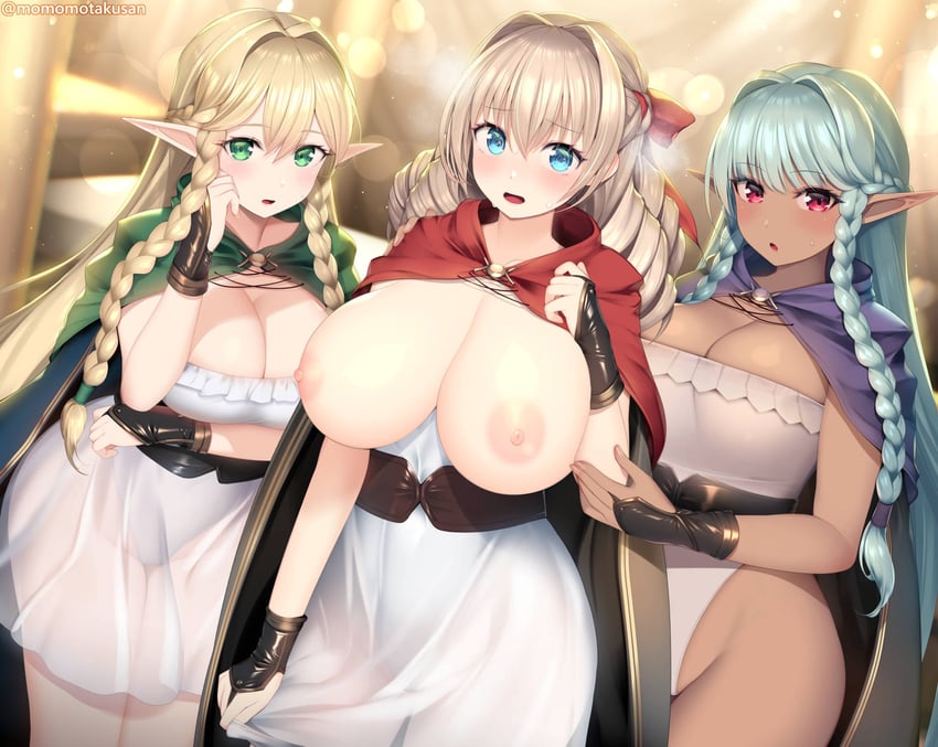 rosalinde, scarlett, and eltolinde (unicorn overlord) drawn by kashiwamochi_yomogi