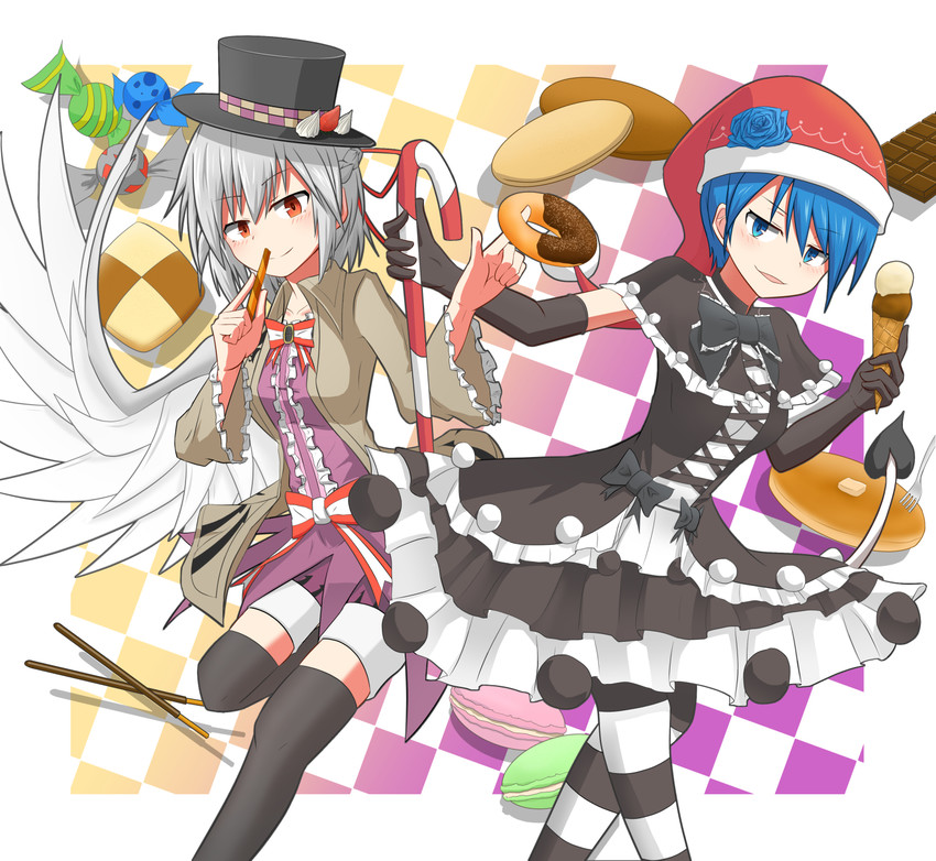 kishin sagume and doremy sweet (touhou) drawn by mega_yukke