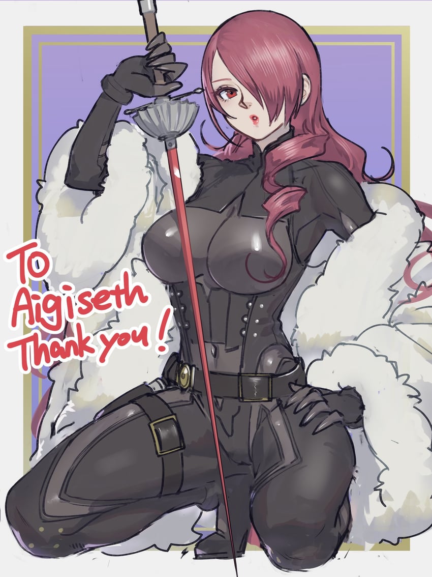 kirijou mitsuru (persona and 2 more) drawn by poechan_chan